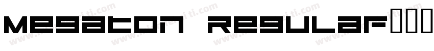 Megaton Regular字体转换